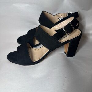Manolo Blahnik Black Suede Heels